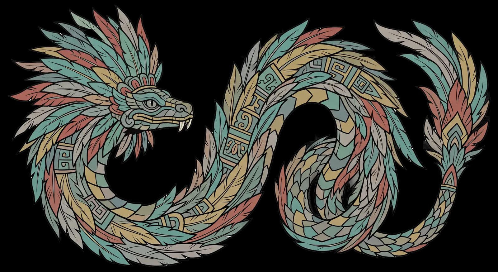 Quetzalcoatl illustration