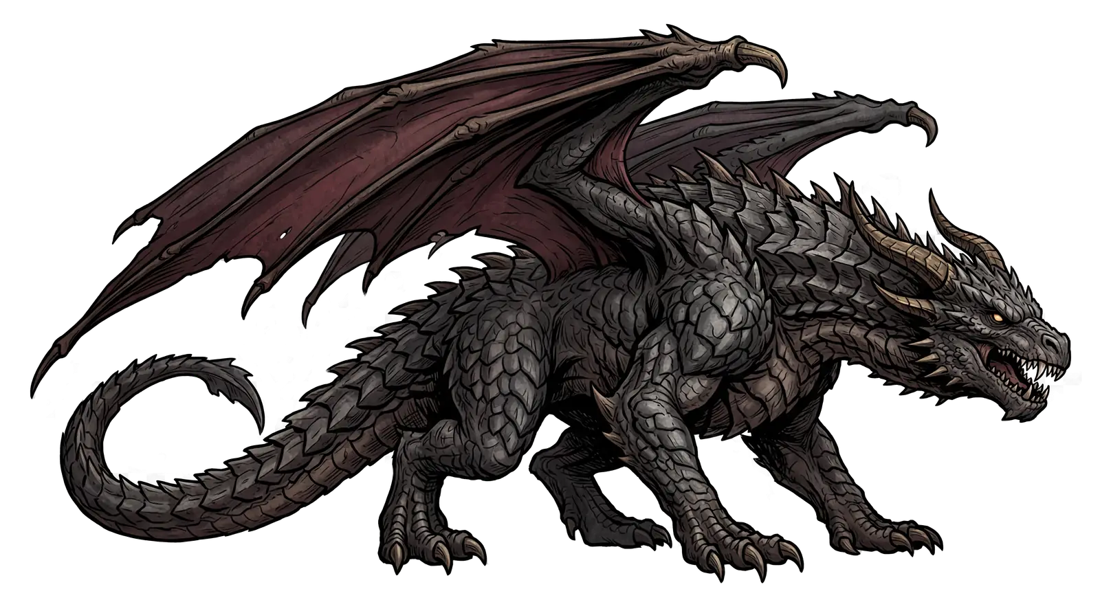 Dragon museum card artwork