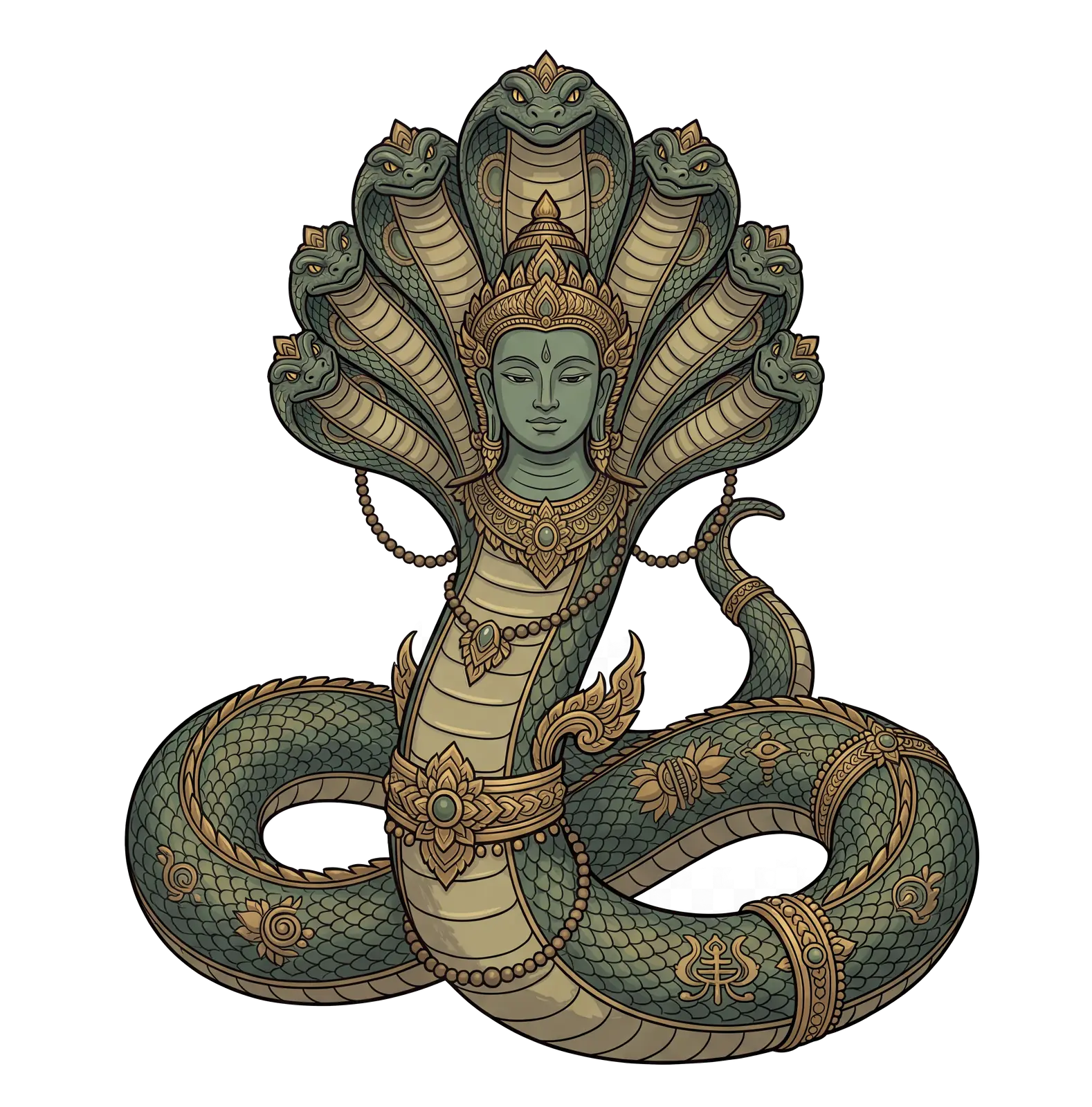 Naga museum card artwork