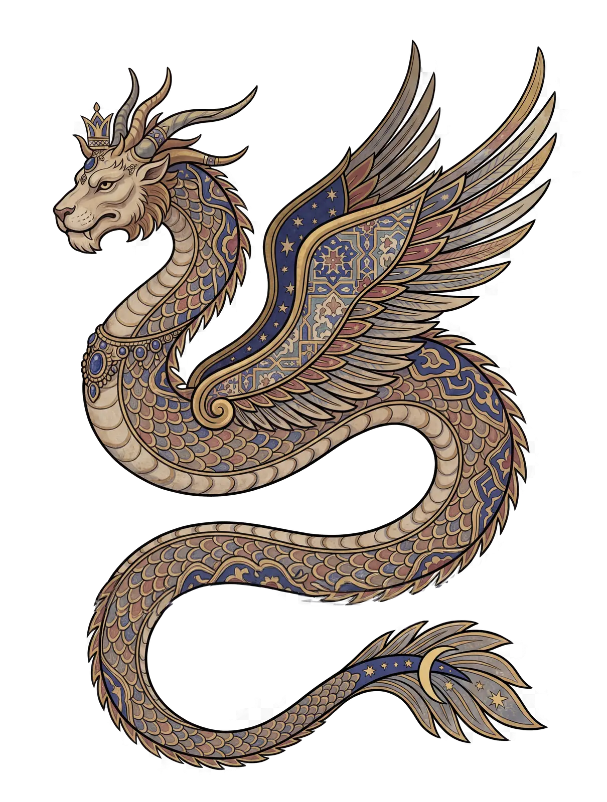 Azhdaha museum card artwork