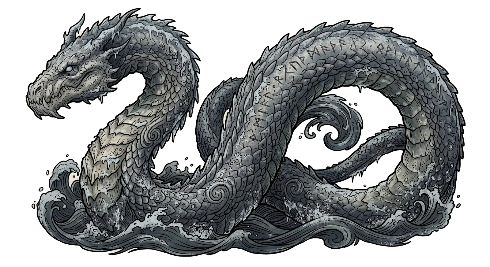 Jormungandr museum card artwork