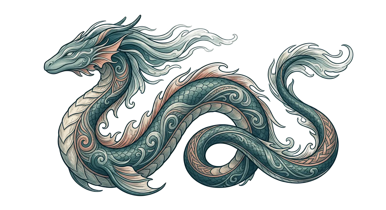 Taniwha museum card artwork